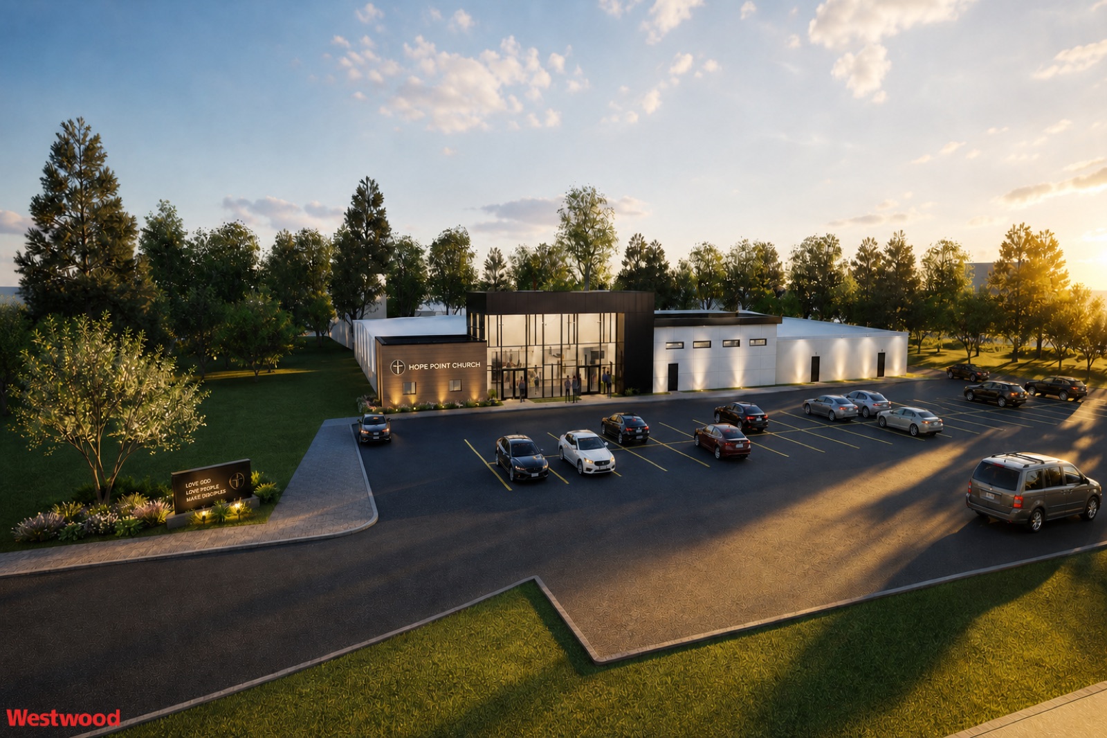 Architect rendering: Site overview
